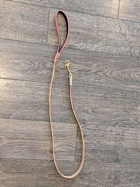 The Lola 4ft vegan leather leash by Pink Papyrus